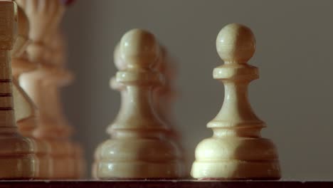 Chessboard-game.-Player's-first-pawn-move