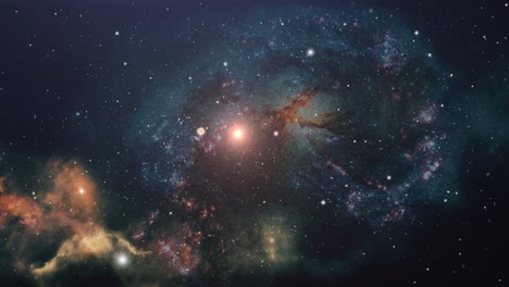 Universo,-Nubes-Nebulosas-Y-Estrellas-Moviéndose-En-El-Espacio