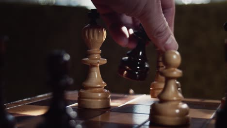 Internationales-Schachbrettspiel.-Turm-Schlägt-Den-Läufer