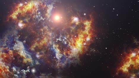 4k-Universum,-Nebelwolken-Und-Staubpartikel-Im-Weltraum