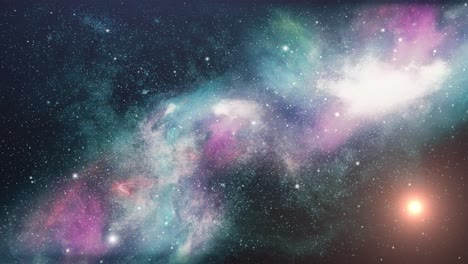 Universo-4k,-Nubes-Nebulosas-En-Movimiento-En-El-Espacio