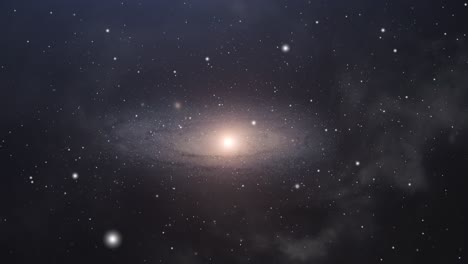 4k-Universo,-Galaxia-Y-Partículas-De-Polvo-En-El-Espacio