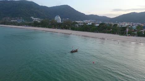 Boat-In-Patong-Bay-Beach-Thailand
