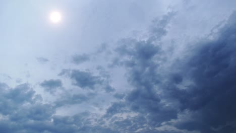 4K-timelapse-of-the-sun-shining-brightly-over-the-sky-with-moving-clouds