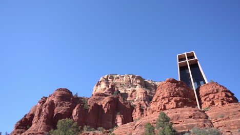 Kapelle-Des-Heiligen-Kreuzes,-Sedona,-Arizona