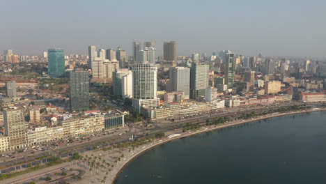 Traveling-front,-downtown-city-of-Luanda,-Angola,-Africa-today-5
