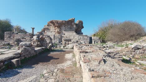 Archäologische-Stätte-Von-Ephesus,-Türkei