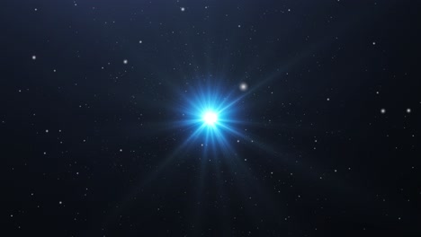 Estrella-Brillante-Con-Estrellas-A-Su-Alrededor,-Fondo-De-Video