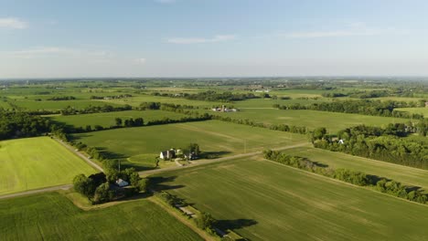 Scenic-Farmland-in-Midwest-United-States-on-Summer-Day