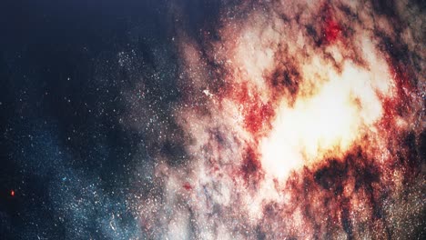 Nahaufnahme-Der-Oberfläche-Einer-Rotierenden-Galaxie-Im-Universum