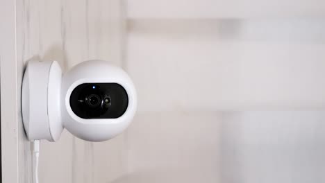 Vertical-of-Smart-Ip-camera-for-security-home-controlled-moving-filming-around