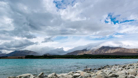 Clouds-swirl-and-roll-dramatically-in-time-lapse-above-mountain-ranges-at-Lake-Tekapo