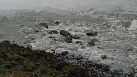 Cinematic-locked-off-shot-of-rapids-along-the-Jökulsá-á-Fjöllum-river-near-Dettifoss-Waterfall-Iceland