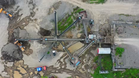 Top-View-Of-A-Crushed-Stone-Quarry-Machine-For-Construction-Material-Factory