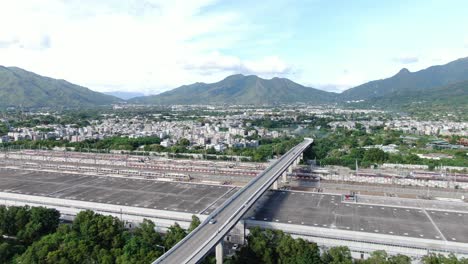 Hong-Kong-Pat-Heung-MTR-maintenance-centre,-Aerial-view