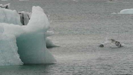 Schmelzende-Gletschereisfelder,-Jokulsarlon-Lagune-Island---Klimawandel-Und-Globale-Erwärmungskonzepte