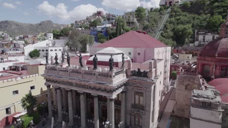 Vista-Aerea-Del-Teatro-Juarez-En-Guanajuato