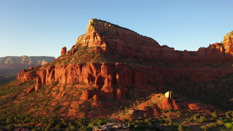 The-Chapel-Of-The-Holy-Cross-Built-In-Red-Rocks-In-Sedona,-Arizona