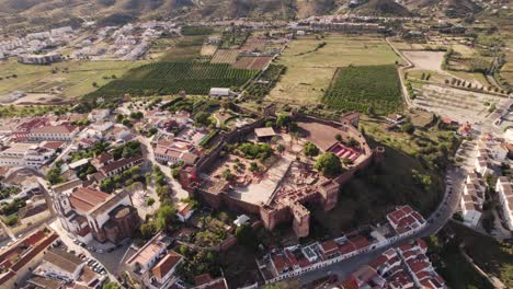 Ancient-medieval-castle-in-Silves,-Portugal