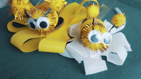 Cute-bees-from-recycled-material-with-googly-eyes