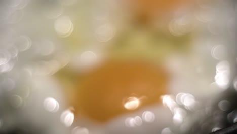 Very-soft-bokeh-for-background-footage-of-frying-eggs-with-analog-lens