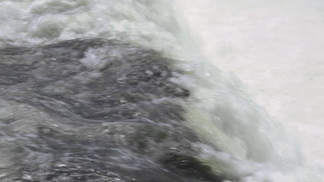 Idaho-Falls-Gushing-Waterfall-with-Strong-River-Current---Close-up