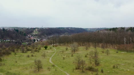 Vista-De-Drones-De-La-Ciudad-De-Mladá-Boleslav-En-República-Checa