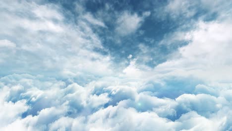 Zeitraffer-Von-Weißen-Wolken-über-Blauem-Himmel