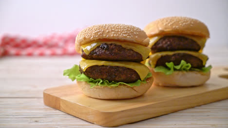hamburger-or-beef-burgers-with-cheese---unhealthy-food-style