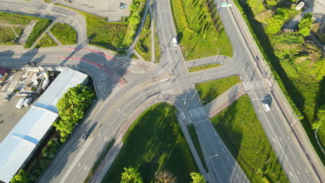 Highway-Interchange-At-The-City-Of-Gdansk-In-Northern-Poland