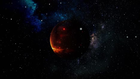 Ein-Roter-Oder-Heißer-Planet-Im-Universum
