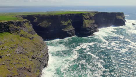 Aerial-footage-of-Cliffs-of-Moher-at-their-south-side