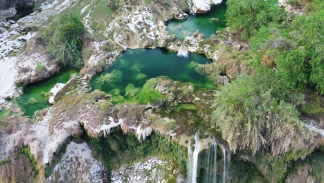 Tamul-Waterfall-with-turquoise-water-in-San-Luis-Potosi,-Mexico