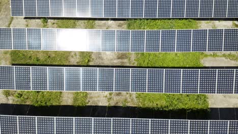 Top-Down-View-of-Photovoltaic-Solar-Panels-Creating-Renewable-Energy-from-the-Sun-on-Hot-Summer-Day