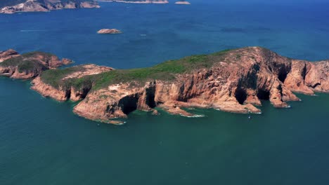 Luftaufnahmen-Der-Atemberaubenden-Halbinsel-Sai-Kung-In-Hongkong-Sar