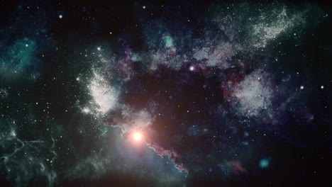 Nubes-Nebulosas-Multicolores-De-4k-Flotando-En-El-Universo
