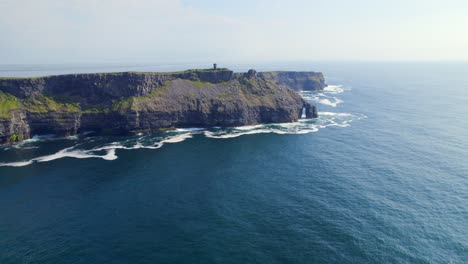 Aerial-approach-towards-Moher-Tower-on-Cliffs-of-Moher