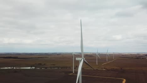 Pan-around-blades-of-a-wind-turbine
