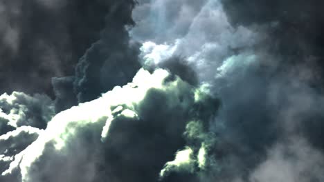 Dunkle,-Sich-Bewegende-Cumulonimbus-Wolken-Am-Himmel,-Sicht