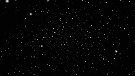 Sich-Bewegende-Sterne-Im-Weltraum,-Videoüberlagerung