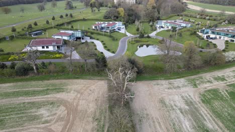 Designer-housing-Estate-Gaynes-Park-Essex-Aerial-footage-4K