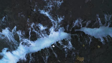 Luftaufnahme-Des-Bruarfoss-wasserfalls-In-Brekkuskogur,-Island