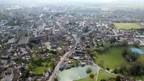 Great-Dunmow-Point-Of-View-Essex-UK-Luftaufnahmen-4k