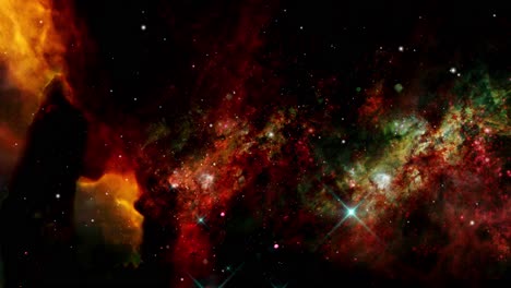Nubes-Nebulosas-Que-Se-Desarrollan-Y-Se-Unen-En-El-Universo