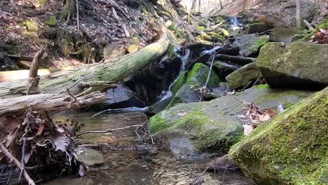 Small-waterfall-in-a-Pennsylvania-mountain-stream