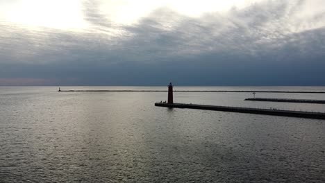 Drone-view-of-the-Lighthouses-at-Pere-Marquette