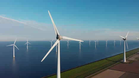 Offshore-Windkraftanlagen,-Die-Im-Meer-Erneuerbare-Energie-Erzeugen