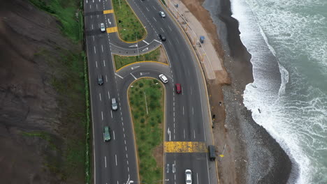 Lima,-Peru,-drone-footage.-aerial