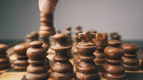 Chess-board-game-close-up-shot