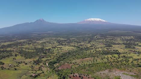 Travel-destination-over-the-mount-Kilimanjaro-Africa